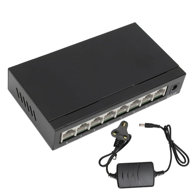 Fast Switch 8 Ports 10 100 1000Mbps Anti Thunder Auto