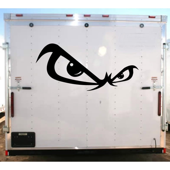 Fast Eyes Racing Fear This Decal Trailer  Vinyl Decal Custom Text Trailer Sticker
