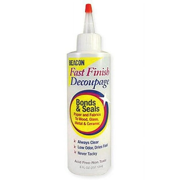 Fast Finish Decoupage Sealer-8oz