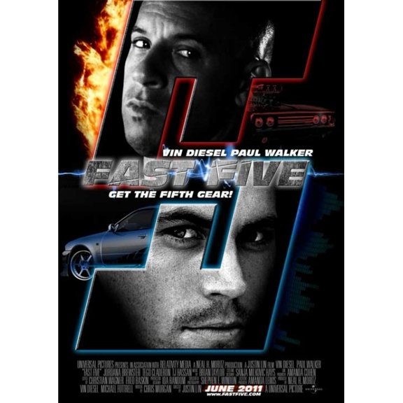 Fast Five Movie Poster (11 x 17)