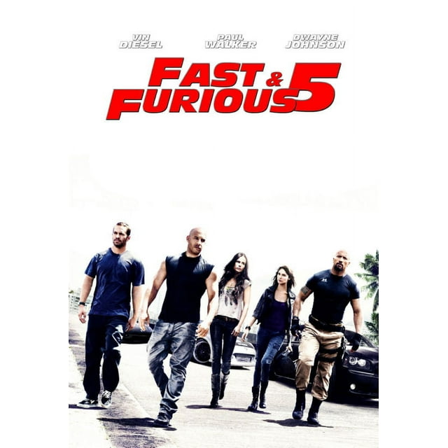 Fast Five Movie Poster 24x36 Art Poster 24x36 Unframed, Age Adults