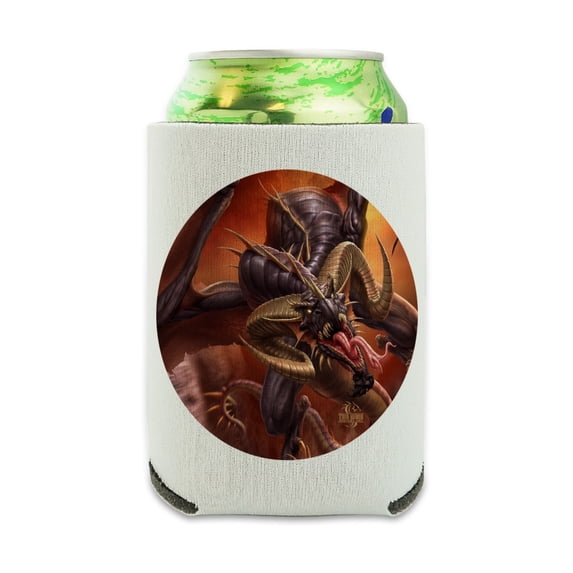 Fast Flying Dragon Coming At You Fantasy Can Cooler - Drink Sleeve Hugger Collapsible Insulator - Beverage Insulated Holder