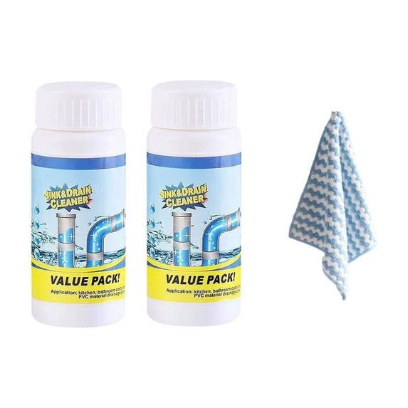 Fast Foam Toilet Cleaner – Enzyme Pipe Clearing Agent for Sink, Bathtub, Shower, Sewer – Non-Corrosive, Deodorizing, Powerful Drain Blockage Remover