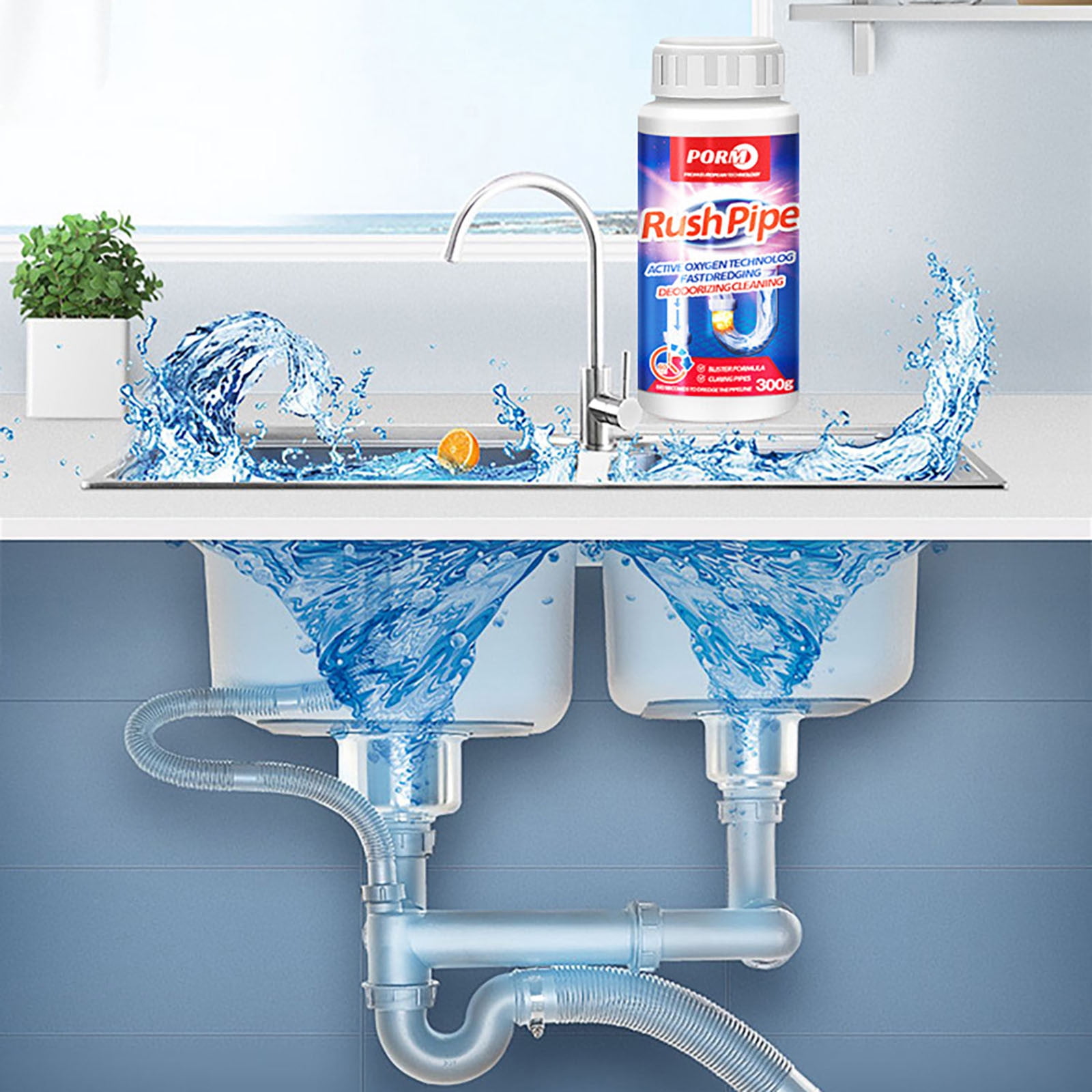 Fast Foam Toilet Cleaner on Clearance, Kitchen Pipe Dissolving Dredge