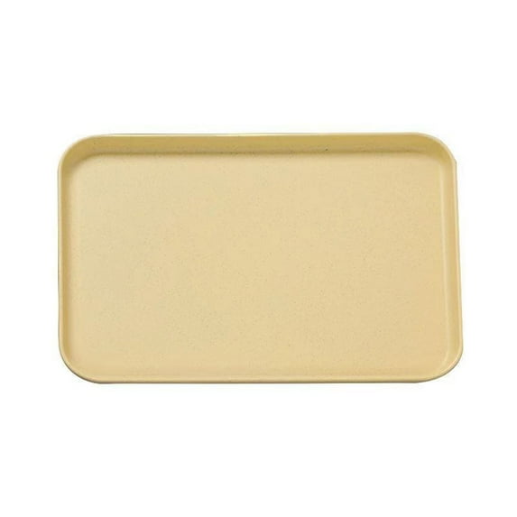 Fast Food Cafeteria Tray, Durable Polypropylene with Slip-Resistant Surface, Stackable for Cafes and Schools, BPA-Free, Yellow 30.9*22.3cm