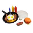 thumbnail image 1 of Fast Food Cooking Pan 25 Piece Kitchen Play Food Set PS74, 1 of 2