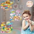 thumbnail image 1 of Fast Food & Dessert Supermarket Cash Register Playset, Pretend Food Shop Role Play Toys, Snack Grocery Simulation Kit, Christmas Birthday Presents, Toys for Toddler Kids Boys Girls, Age 3+ Play Set, 1 of 7