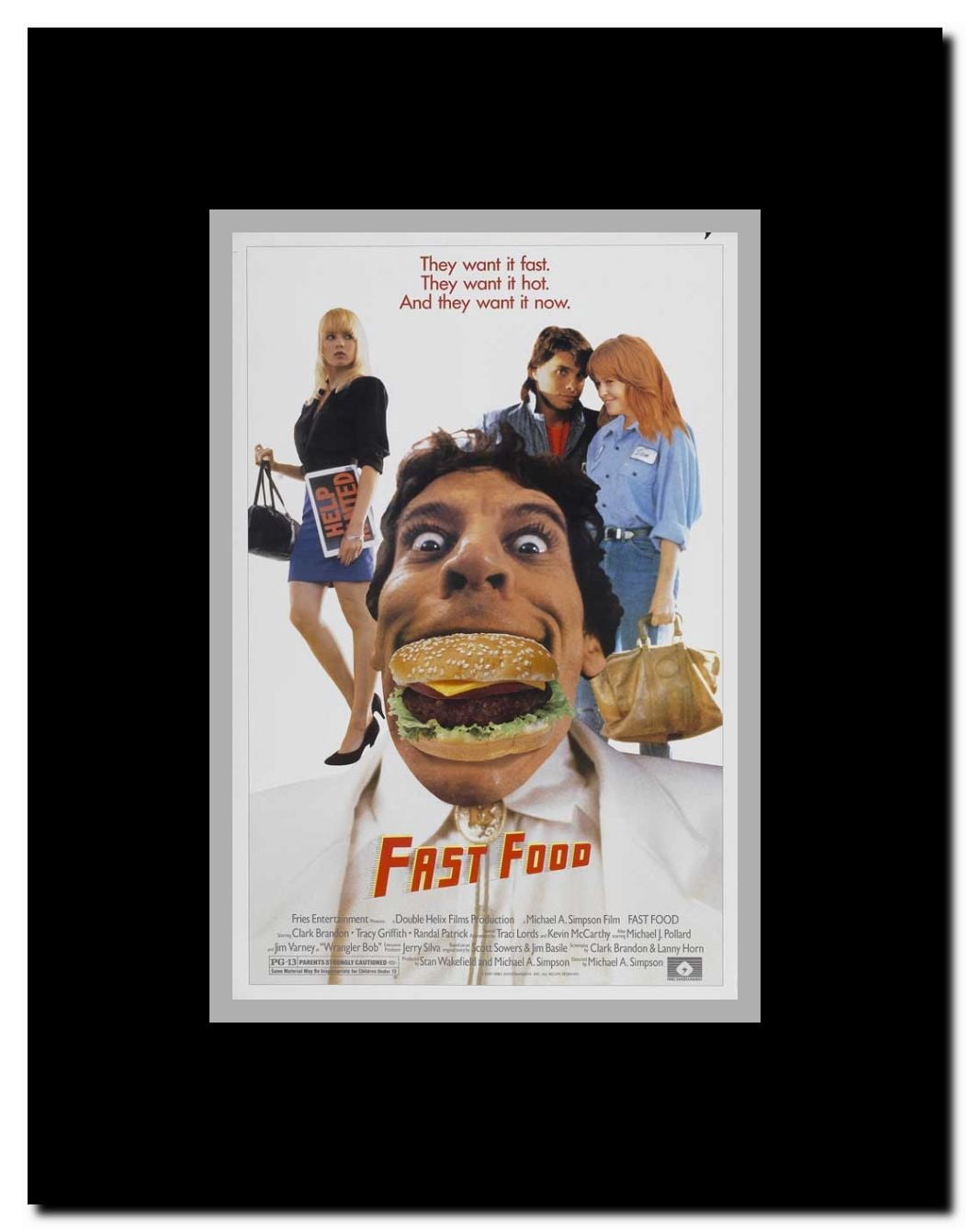 Fast Food Framed Movie Poster