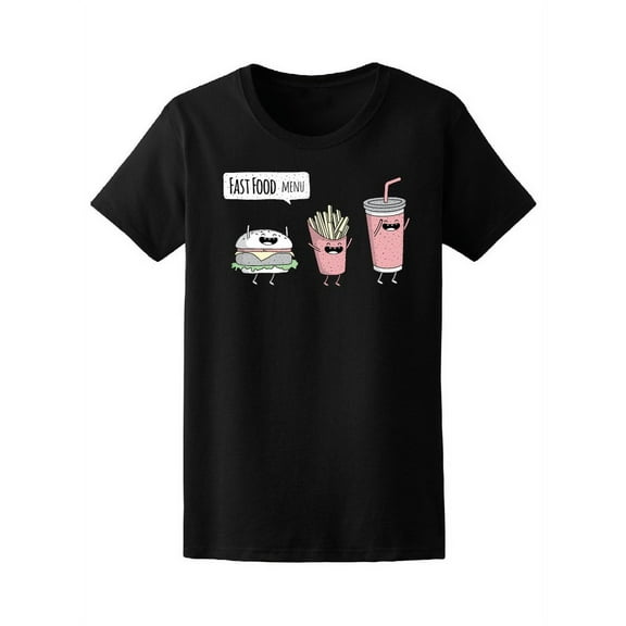 Fast Food Friends T-Shirt Men -Image by Shutterstock, Male Medium