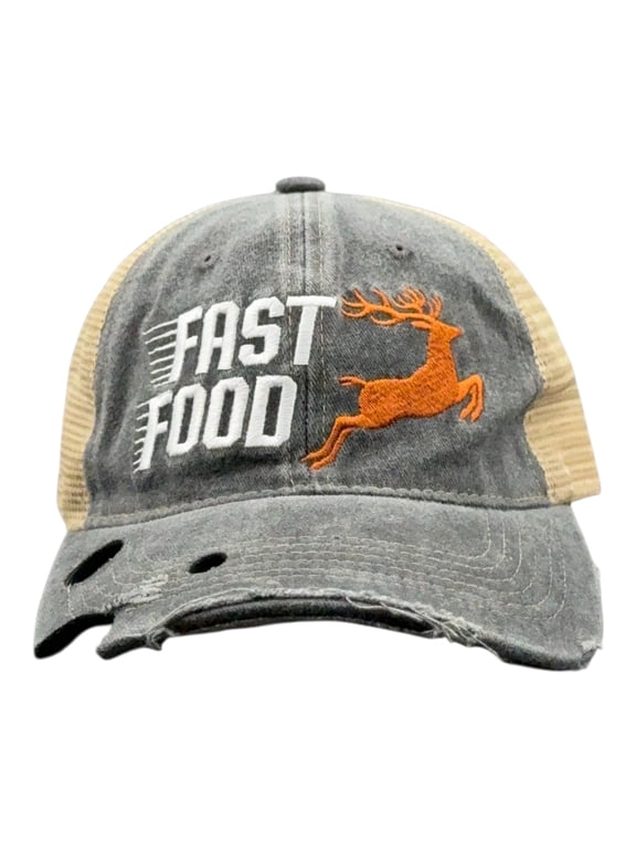 Fast Food Hat Funny Sarcastic Special Effect Graphic Novelty Hunting Cap