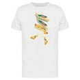 thumbnail image 1 of Fast Food Pizza Falling Off T-Shirt Men -Image by Shutterstock, Male Small, 1 of 2