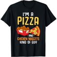 thumbnail image 1 of Fast Food Pizza Lover Foodie Men Boys Funny Chicken Nuggets T-Shirt, 1 of 4