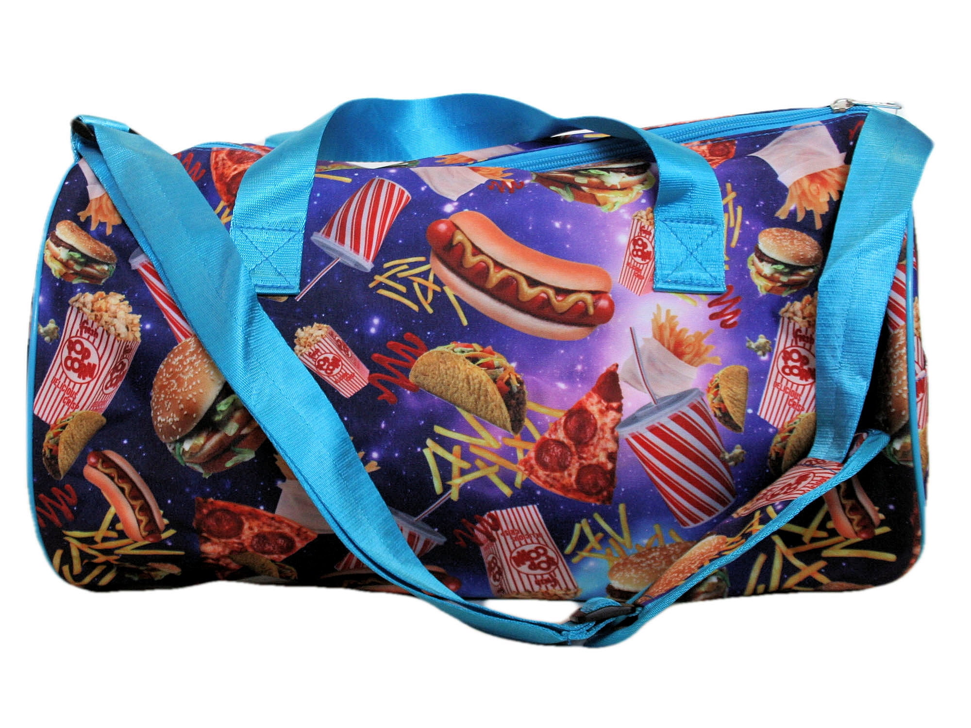 Fast Food Sporty Duffle Bag, Overnight Bag Sports Tote