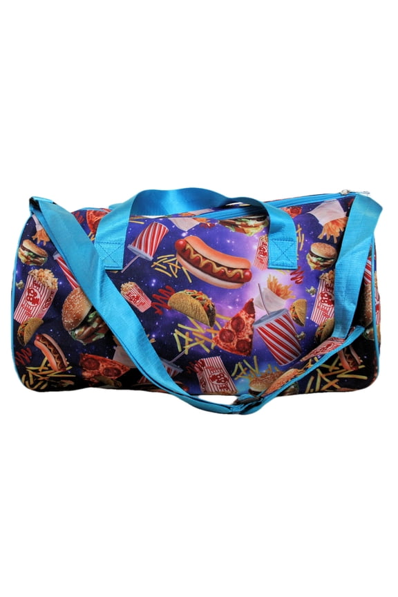 Fast Food Sporty Duffle Bag, Overnight Bag Sports Tote