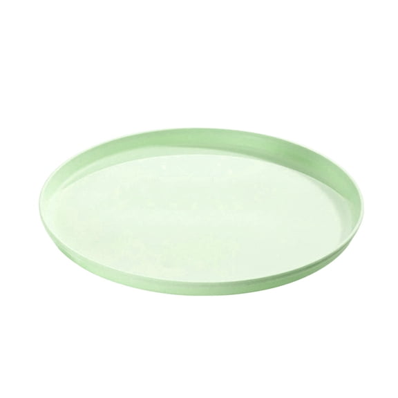Fast Food Tray Basdi 26Cm Plastic Fast Food Serving Tray - Lightweight & Durable Indoor Catering Tray - Perfect for Casual Dining & Home Use - Stackable Restaurant Utility, Restaurant Platter, Green