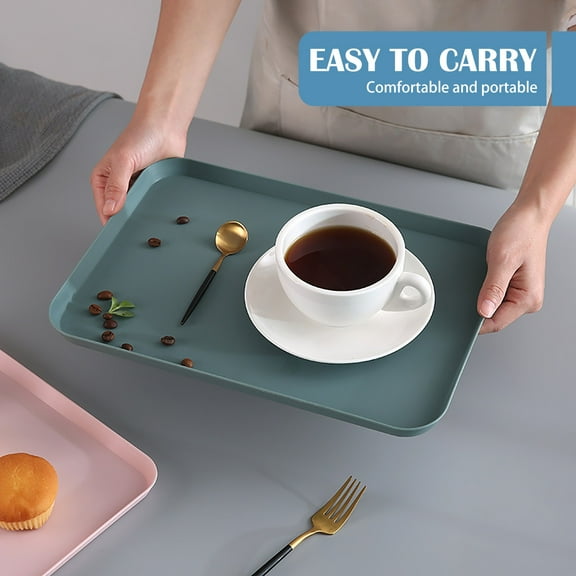 Fast Food Tray Rectangular Serving Trays Serving Tray For Indoor Plastic Fast Food Tray