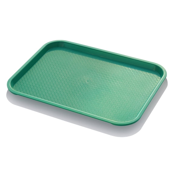 Fast Food Tray, Reusable Cafeteria Serving Tray, Non-Slip Surface, Stackable Restaurant Tray