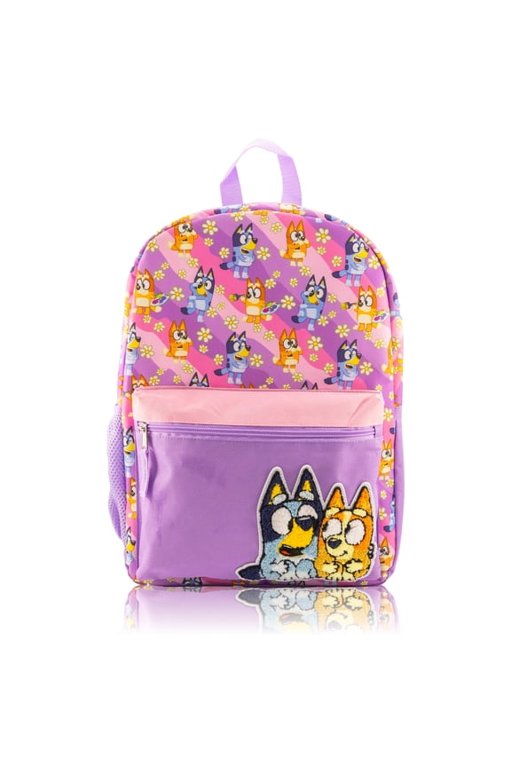 Bluey Backpack for Kids | Bluey and Bingo Bookbag for Girls, Boys, Unisex | Toddler Travel Bag, Cute Lightweight Bag for School | Ages 3+