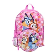 Fast Forward Bluey & Friends Backpack And Detachable Lunch Kit - 15", Pink, 97951