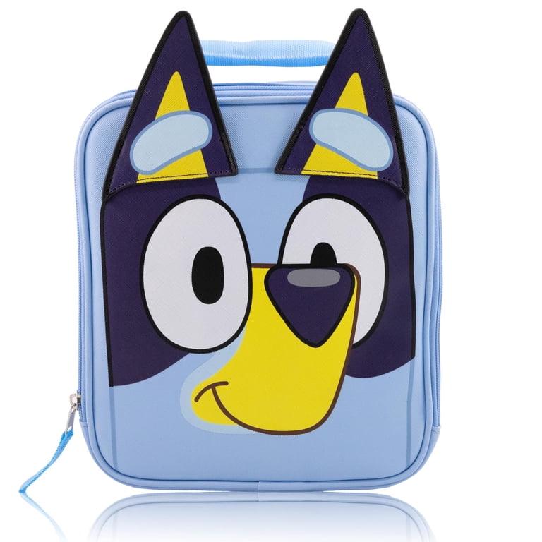 Bluey Lunch Box for Kids PU Leather Insulated Lunch Bag Lunch Box