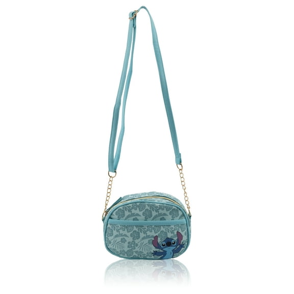 Fast Forward Disney Stitch Metallic Vinyl Women's & Kids Crossbody Handbag | Stitch Accessories for Girls