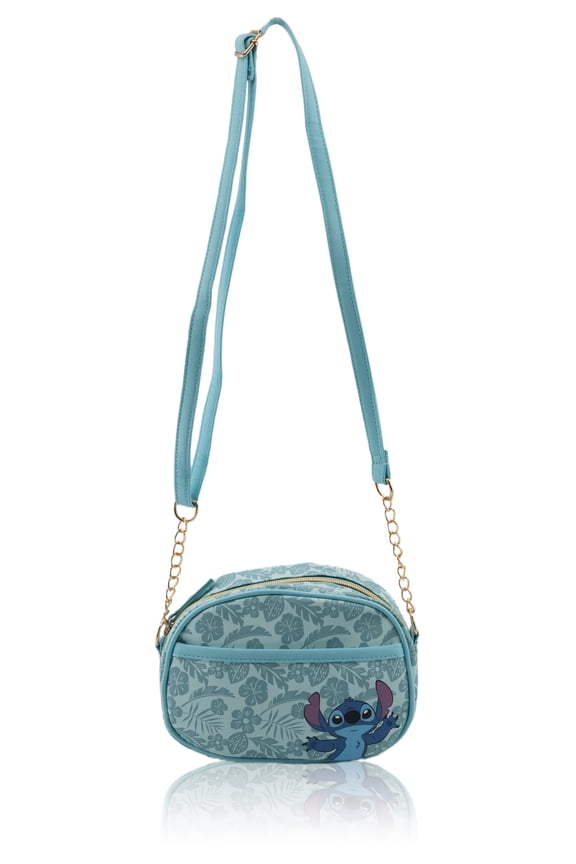 Disney Stitch Metallic Vinyl Women's & Kids Crossbody Handbag | Stitch Accessories for Girls
