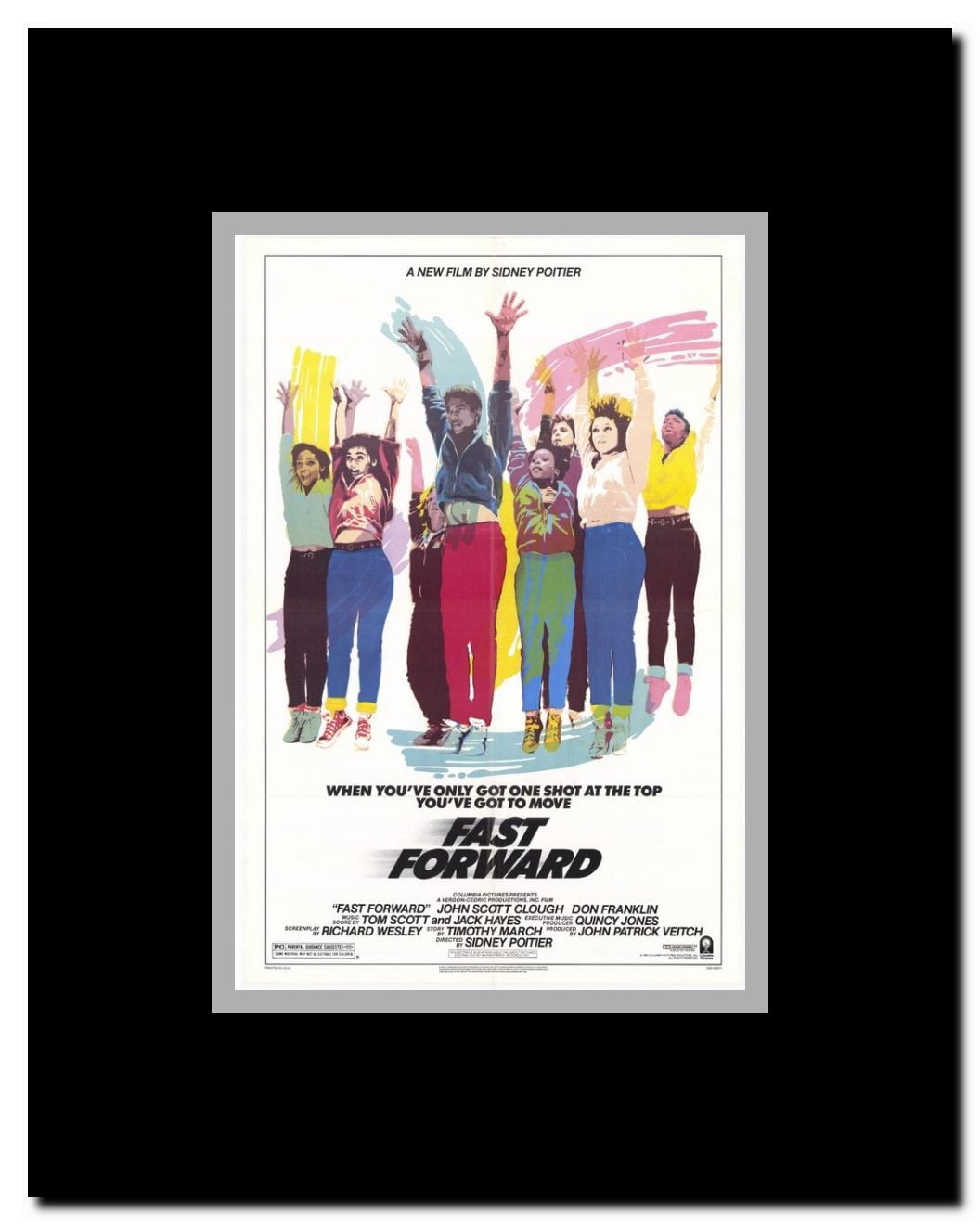 Fast Forward Framed Movie Poster