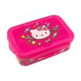 thumbnail image 1 of Fast Forward Hello Kitty Bento Lunch Box for Kids  Sanrio Food Container with Utensils  BPA-Free Toddler Lunch Kit with 3 Compartments  Bento Snack Box with Spoon & Fork, 1 of 5