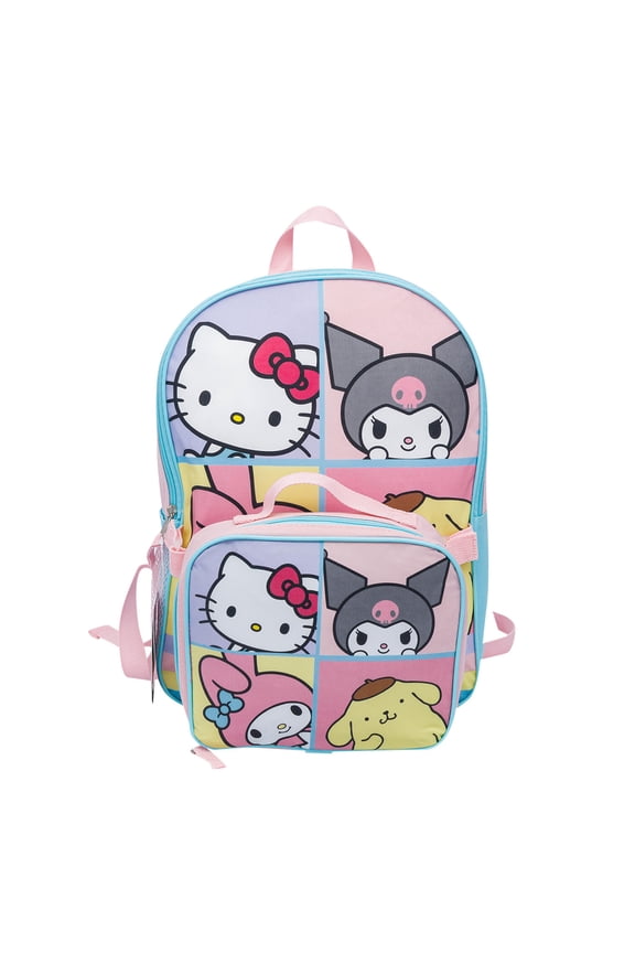 Hello Kitty & Friends Backpack And Detachable Lunch Kit - 15", 94159