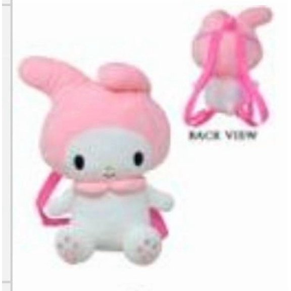 Fast Forward Hello Kitty My Melody 15" inches Plush Backpack New with Tags