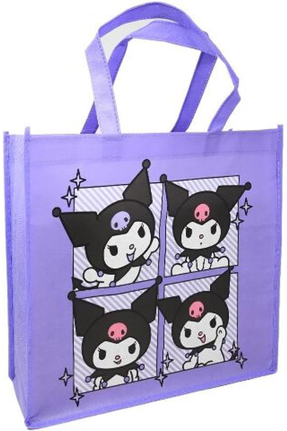 Kuromi Reusable Non-Woven Shopping Tote Bag