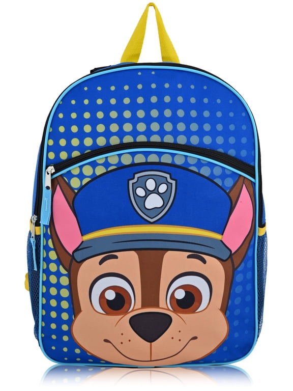 Paw Patrol Backpack for Toddlers, 16" School Bag, Chase