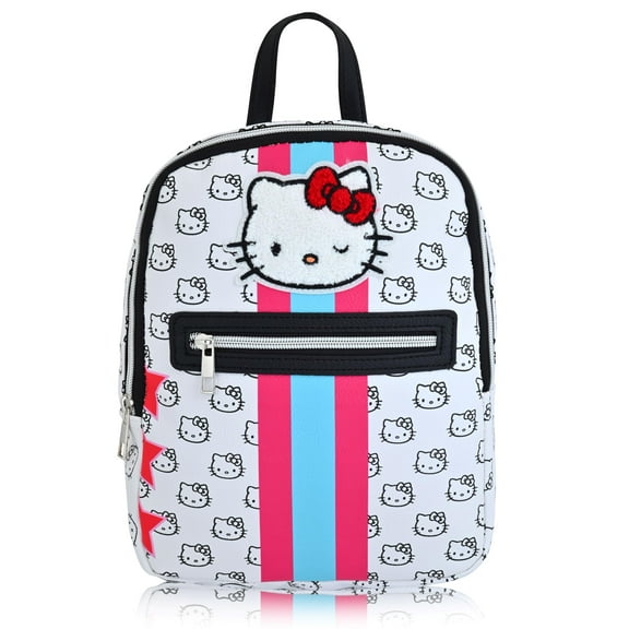 Sanrio Hello Kitty Backpack for Women, Men, Unisex  Cute PU Leather 10" Hello Kitty Mini Backpack Purse Shoulder Purse  Hello Kitty Bag and Hello Kitty Accessories