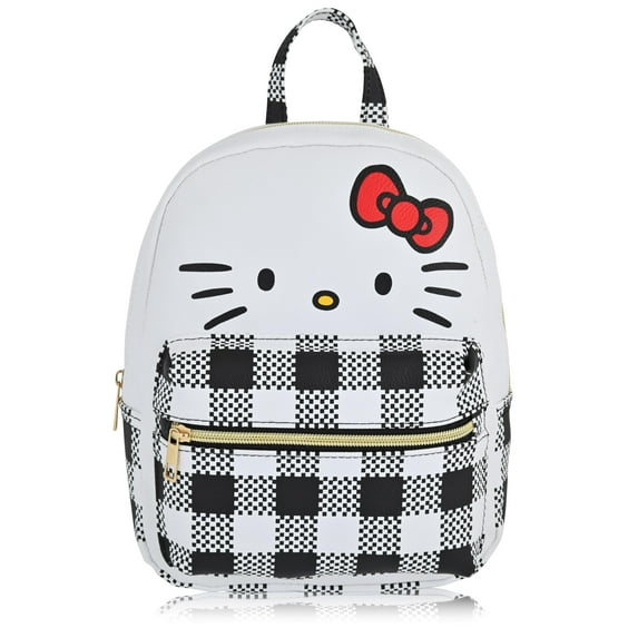 Fast Forward Sanrio Hello Kitty Backpack for Women, Men, Unisex | Cute PU Leather 10" Hello Kitty Mini Backpack Purse Shoulder Purse | Hello Kitty Bag and Hello Kitty Accessories