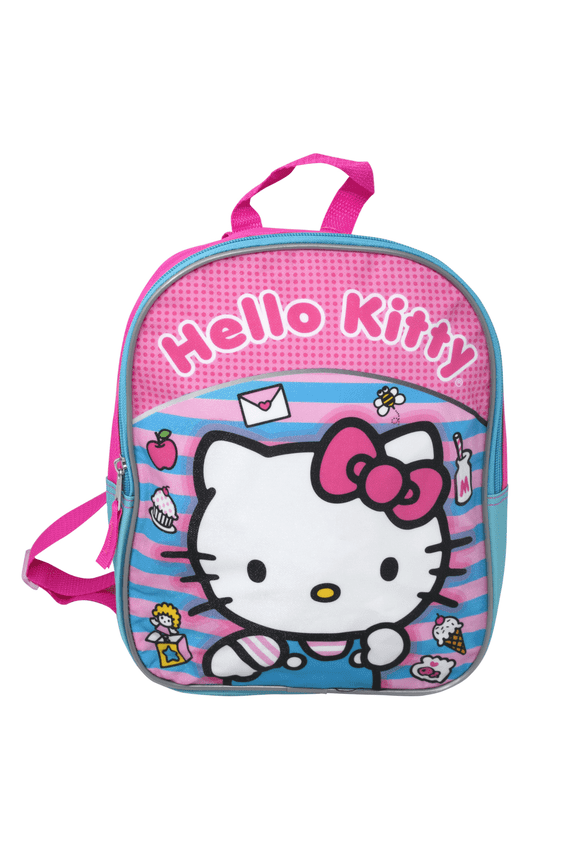 Fast Forward Sanrio Hello Kitty Kids Mini Backpack with Adjustable Straps, Polyester, Multicolor