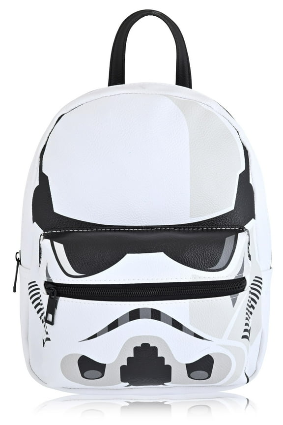 Stormtrooper Backpack for Men, Women, Unisex | Cute PU Leather 10" Mini Stormtrooper Backpack Purse Shoulder Purse | Stormtrooper Bag and Stormtrooper Accessories