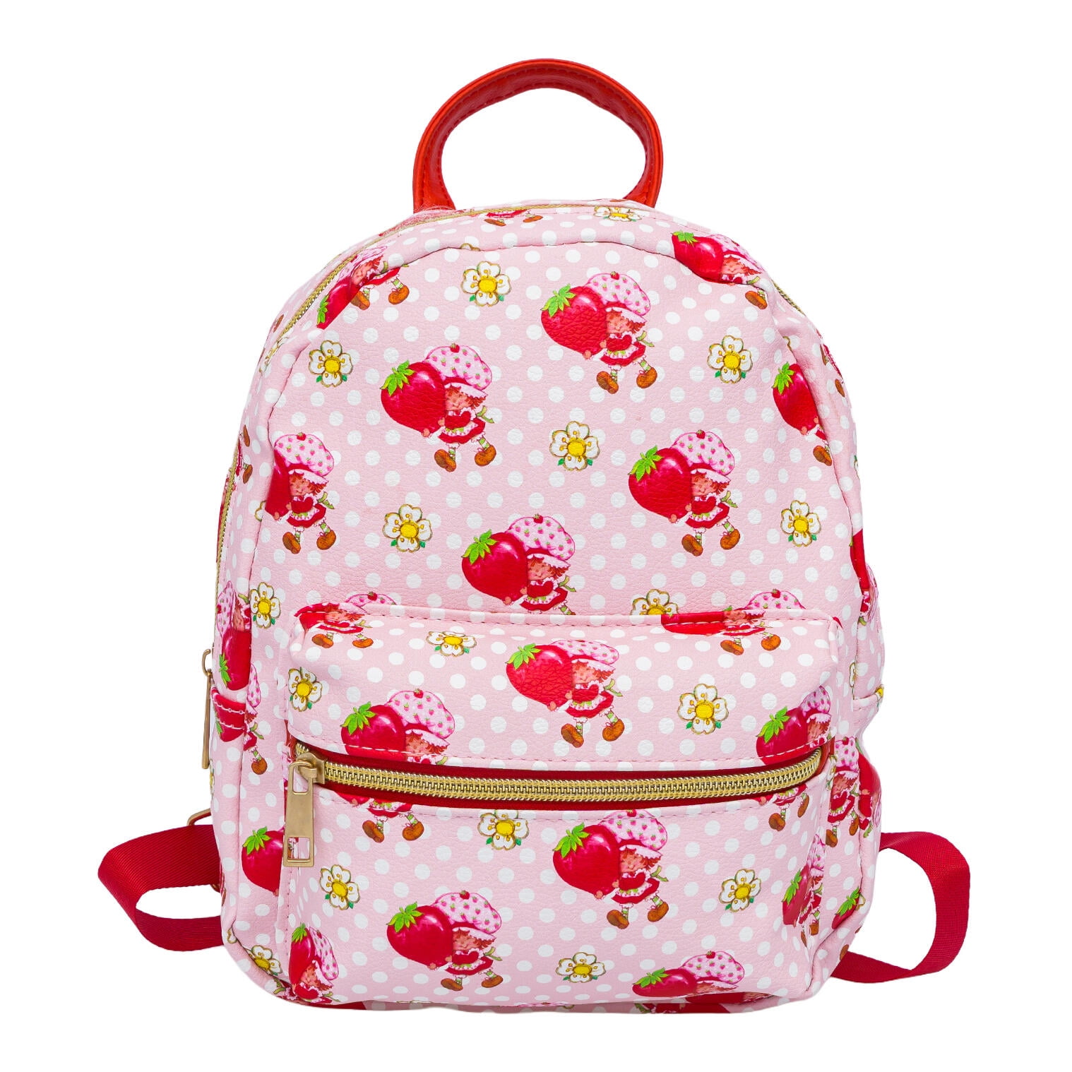 Fast Forward Strawberry Shortcake 10” PU Small Backpack – Cute Mini ...