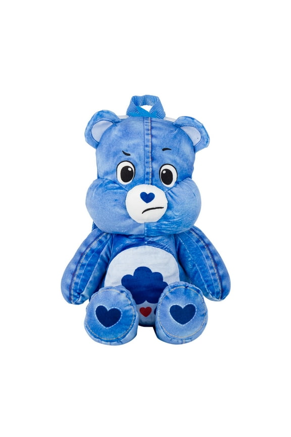 Care Bears Grumpy Bear Plush Backpack, 15 Inches, Blue, 86712