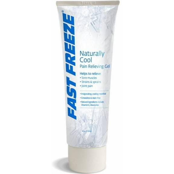 Fast Freeze Pain Relief Gel 4 oz (Pack of 2)