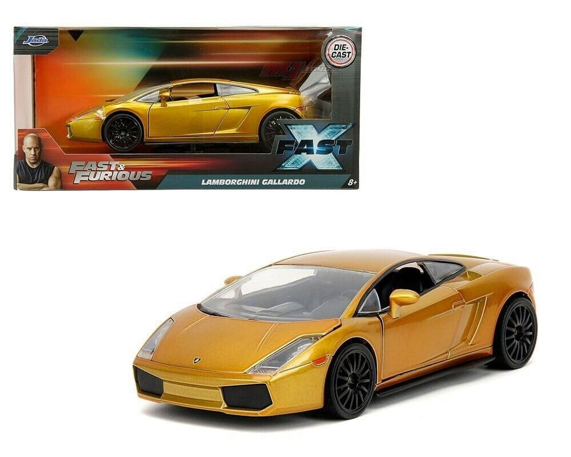 Jada Collectible Toy Lamborghini Gallardo Gold Metallic Fast Jada Collectible Toy Lamborghini Gallardo Gold Metallic Fast