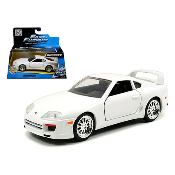 Brian's Toyota Supra White "Fast & Furious 7" (2015) Movie 1/32 Diecast Model Car by Jada