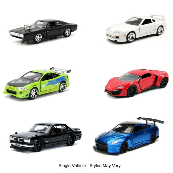 Jada Toys Fast & Furious 1:32 Die-Cast Cars Assortment Model Vehicles, 4oz(One Piece, Styles May Vary)