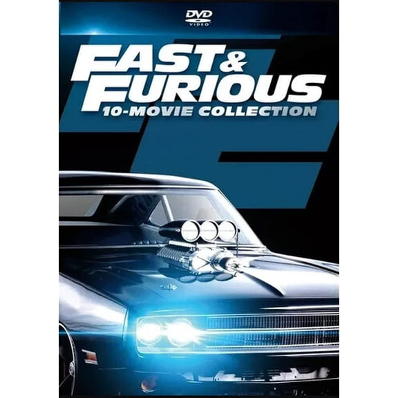 Pre-Owned Fast & Furious 10-Movie Collection (Walmart Exclusive) (DVD)