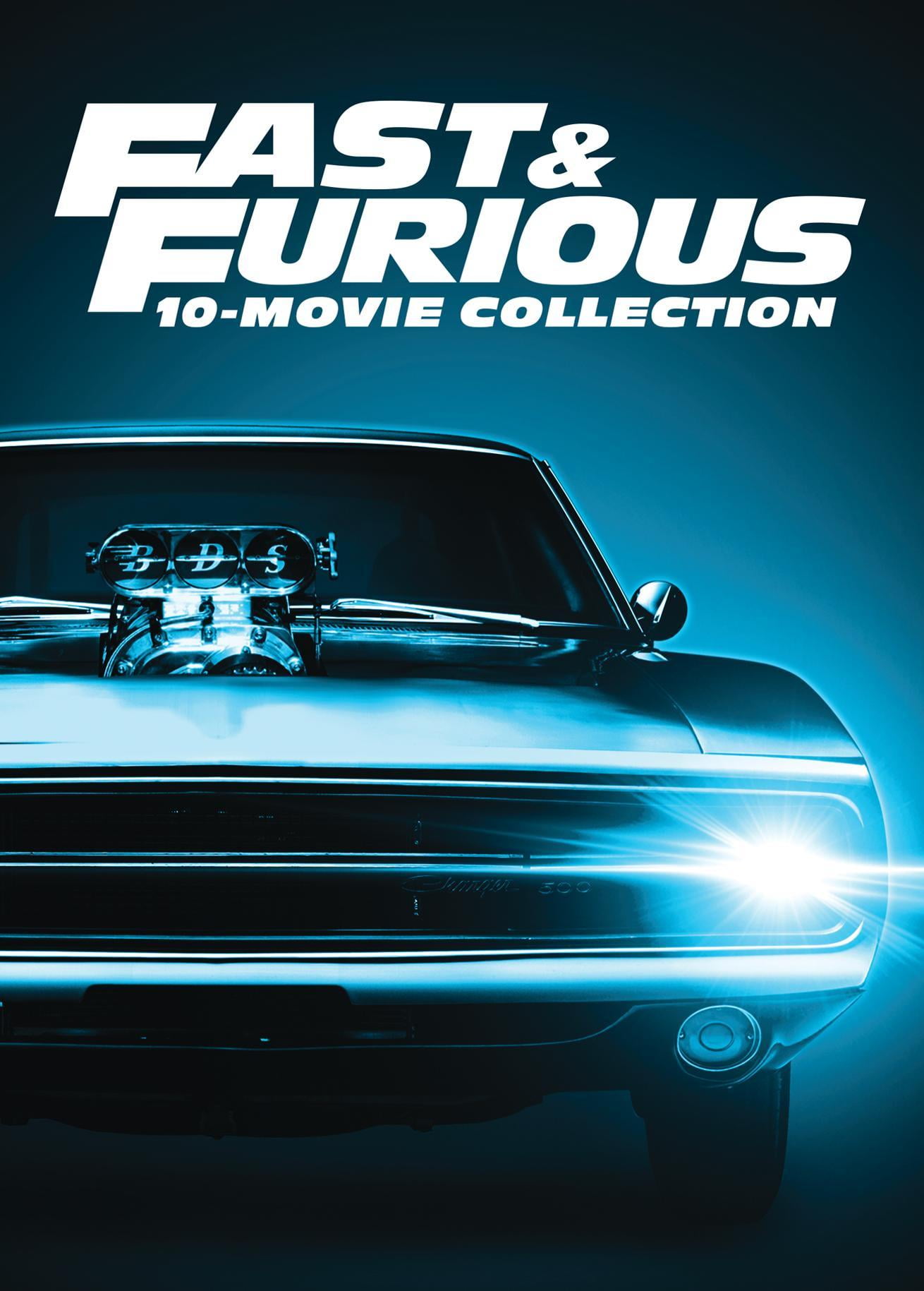 Fast & Furious 10-Movie Collection (Walmart Exclusive) (DVD)