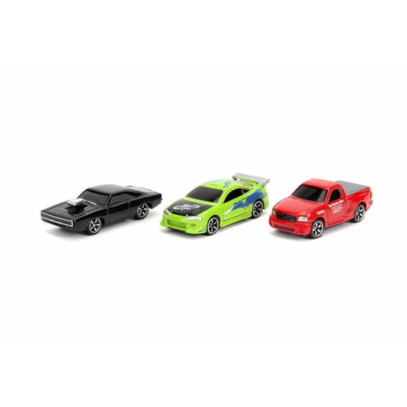 Fast & Furious 3 Pack, Fast & Furious - Jada 31123 - 1/65 scale Diecast Model Toy Car