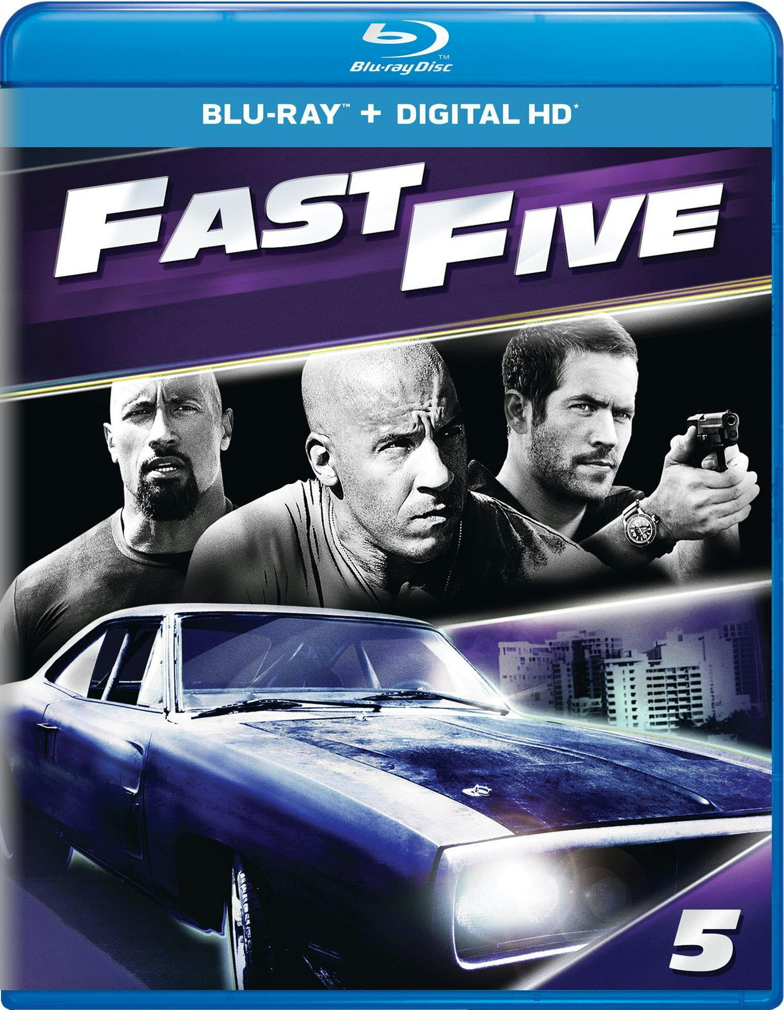 Fast & Furious 5 (Blu-ray + Digital HD) [Blu-ray] - Walmart.com