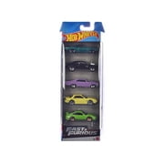 "Fast & Furious" 5 piece Set Diecast Model Cars by Hot Wheels