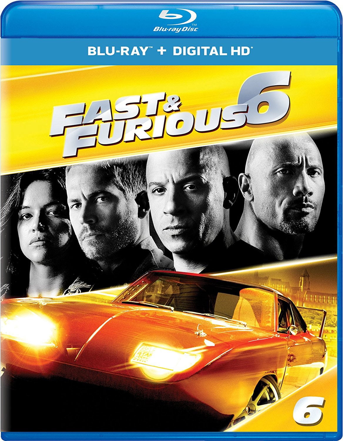 Fast & Furious 6 (Blu-ray + Digital HD) [Blu-ray] - Walmart.com