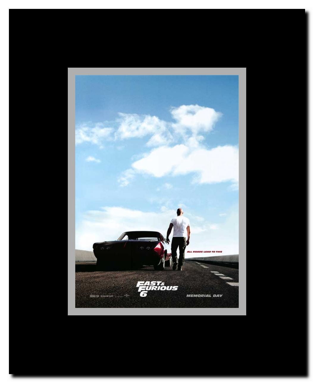 Fast & Furious 6 Framed Movie Poster