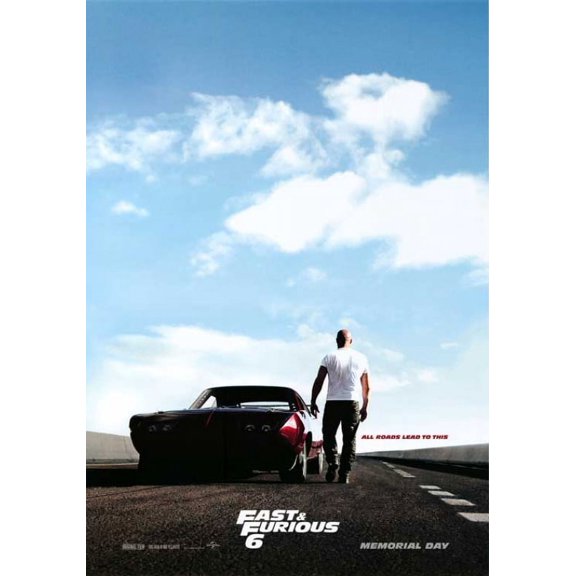 Fast & Furious 6 Movie Poster (11 x 17)